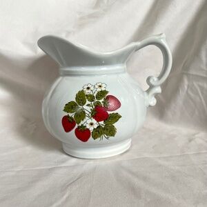 Vintage McCoy Strawberry Pitcher
